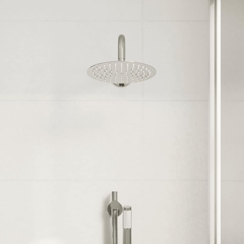 Casa si Gradina - Sanitare - Cazi si cabine de dus - Coloane si seturi de dus - Cap de dus cu ploaie din otel inoxidabil 304 rotund 20 cm - Infinity.ro