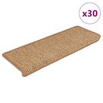 Casa si Gradina - Textile si covoare - Covoare - Covoare casa - Covorase scari autoadezive, 30 buc. portocaliu, 65x21x4cm sisal - Infinity.ro