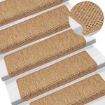 Casa si Gradina - Textile si covoare - Covoare - Covoare casa - Covorase scari autoadezive, 30 buc. portocaliu, 65x21x4cm sisal - Infinity.ro