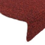 Casa si Gradina - Textile si covoare - Covoare - Covoare casa - Covorase scara autoadezive 30 buc Rosu 56x17x3 cm, roșu bordo - Infinity.ro