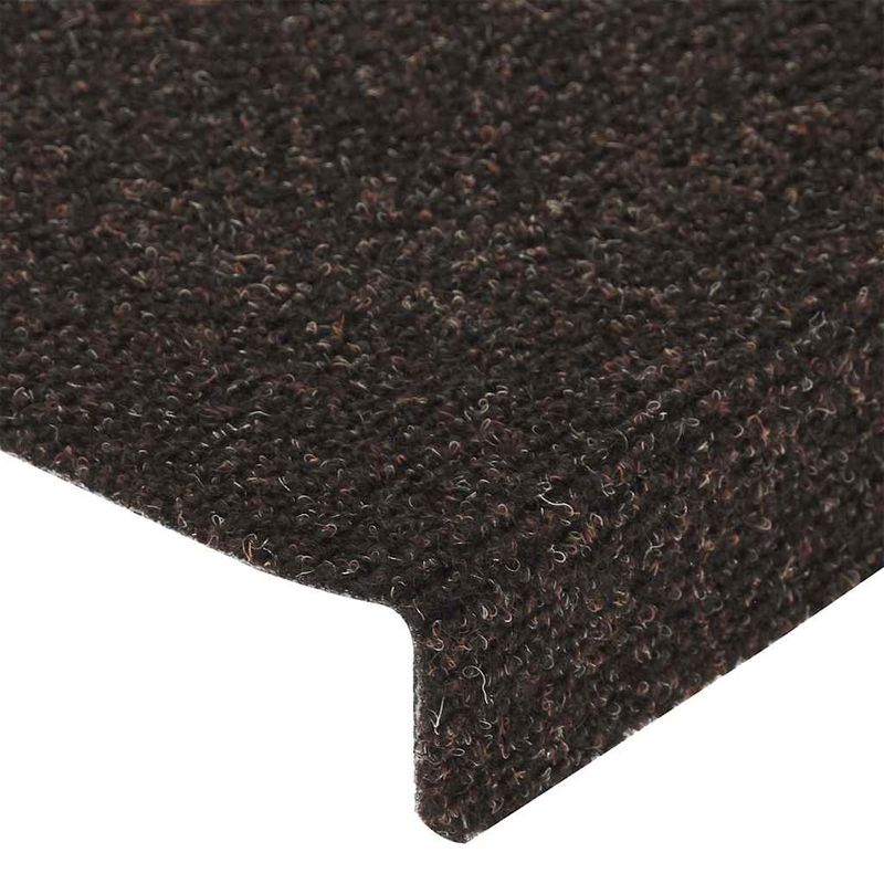 Casa si Gradina - Textile si covoare - Covoare - Covoare casa - Covorase scara autoadezive 30 buc Maro inchis 65x21x4 cm - Infinity.ro