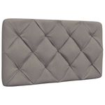 Casa si Gradina - Mobilier - Paturi si accesorii - Paturi - Cadru de pat cu LED fara saltea Taupe 90x190 cm Material - Infinity.ro