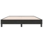 Casa si Gradina - Mobilier - Paturi si accesorii - Paturi - Pat cu arcuri fara saltea negru 140x220 cm catifea - Infinity.ro