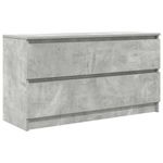 Casa si Gradina - Mobilier - Comode si corpuri - Comode - Comoda TV, gri beton, 100x35x54 cm, lemn prelucrat, lăţime 100 cm - Infinity.ro