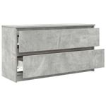 Casa si Gradina - Mobilier - Comode si corpuri - Comode - Comoda TV, gri beton, 100x35x54 cm, lemn prelucrat, lăţime 100 cm - Infinity.ro