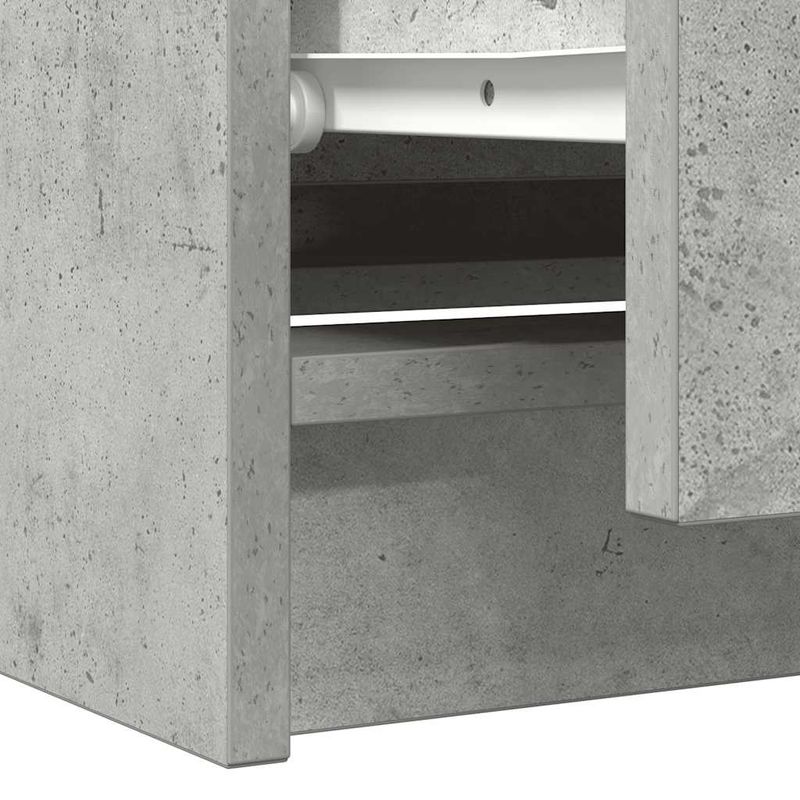 Casa si Gradina - Mobilier - Comode si corpuri - Comode - Comoda TV, gri beton, 100x35x54 cm, lemn prelucrat, lăţime 100 cm - Infinity.ro
