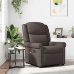 Ingrijire personala si Cosmetice - Sanatate si wellness - Articole wellness - Fotolii de masaj - Fotoliu de masaj, maro, piele ecologica lucioasa - Infinity.ro