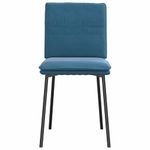 Casa si Gradina - Mobilier - Scaune si fotolii - Scaune - Scaune de bucatarie, 4 buc., albastru, catifea - Infinity.ro