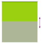 Casa si Gradina - Textile si covoare - Rulouri si jaluzele - Jaluza cu role opace 125x130 cm latime material 121,6 cm, frunze verzi - Infinity.ro
