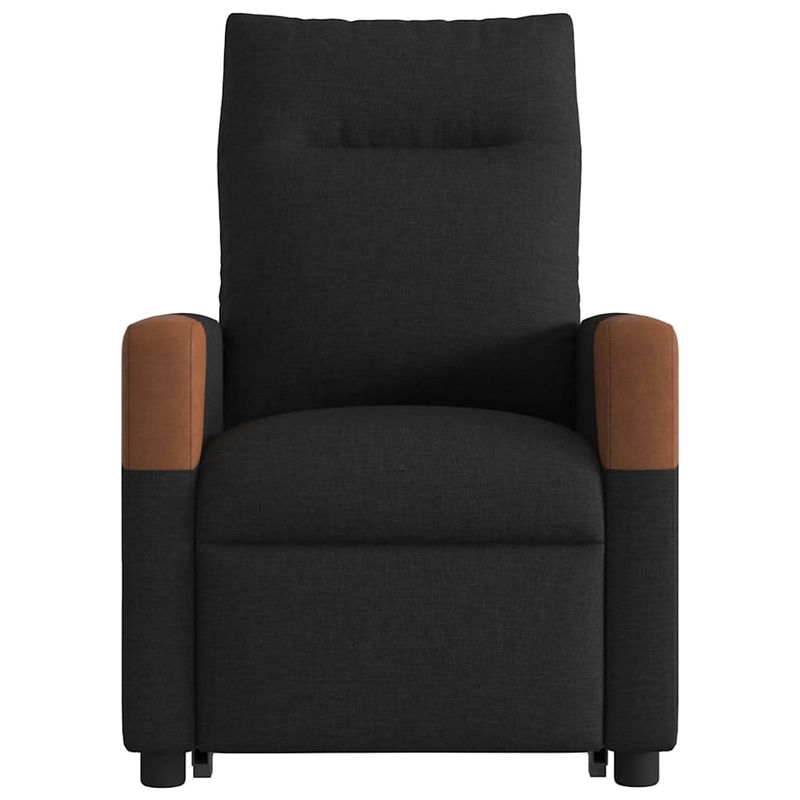 Ingrijire personala si Cosmetice - Sanatate si wellness - Articole wellness - Fotolii de masaj - Fotoliu rabatabil de masaj, cu ridicare, negru, material textil - Infinity.ro