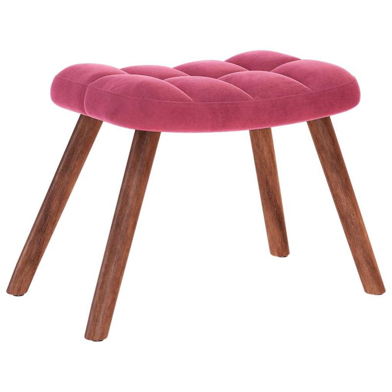 Casa si Gradina - Mobilier - Scaune si fotolii - Fotolii - Fotoliu de relaxare cu taburet, rosu vin, catifea - Infinity.ro