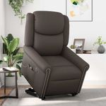 Ingrijire personala si Cosmetice - Sanatate si wellness - Articole wellness - Fotolii de masaj - Scaun electric de masaj in picioare maro stralucitor - Infinity.ro