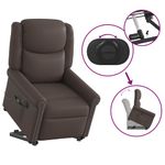 Ingrijire personala si Cosmetice - Sanatate si wellness - Articole wellness - Fotolii de masaj - Scaun electric de masaj in picioare maro stralucitor - Infinity.ro