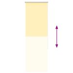 Casa si Gradina - Textile si covoare - Rulouri si jaluzele - Jaluza cu role opace galben 50x150 cm latime material 45,7 cm - Infinity.ro
