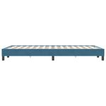 Casa si Gradina - Mobilier - Paturi si accesorii - Paturi - Pat cu arcuri fara saltea Albastru inchis 120x220 cm catifea - Infinity.ro