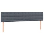 Casa si Gradina - Mobilier - Paturi si accesorii - Paturi - Pat box spring cu saltea, gri inchis, 180x220 cm, catifea - Infinity.ro