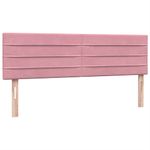 Casa si Gradina - Mobilier - Paturi si accesorii - Paturi - Pat box spring cu saltea, roz, 140x210 cm, catifea - Infinity.ro