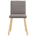 Casa si Gradina - Mobilier - Scaune si fotolii - Scaune - Scaune de sufragerie, 4 buc., gri taupe, material textil - Infinity.ro