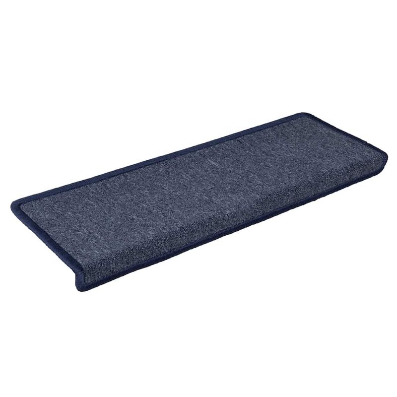 Casa si Gradina - Textile si covoare - Covoare - Covoare casa - Covorase scara 30 buc 65x21x4 cm gri si albastru - Infinity.ro