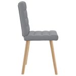 Casa si Gradina - Mobilier - Scaune si fotolii - Scaune - Scaune de bucatarie, 2 buc., gri deschis, material textil - Infinity.ro