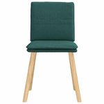 Casa si Gradina - Mobilier - Scaune si fotolii - Scaune - Scaune de bucatarie, 6 buc., verde inchis, material textil - Infinity.ro