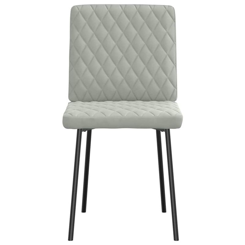 Casa si Gradina - Mobilier - Scaune si fotolii - Scaune - Scaune de sufragerie, 6 buc., gri deschis, catifea - Infinity.ro