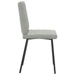 Casa si Gradina - Mobilier - Scaune si fotolii - Scaune - Scaune de sufragerie, 6 buc., gri deschis, catifea - Infinity.ro
