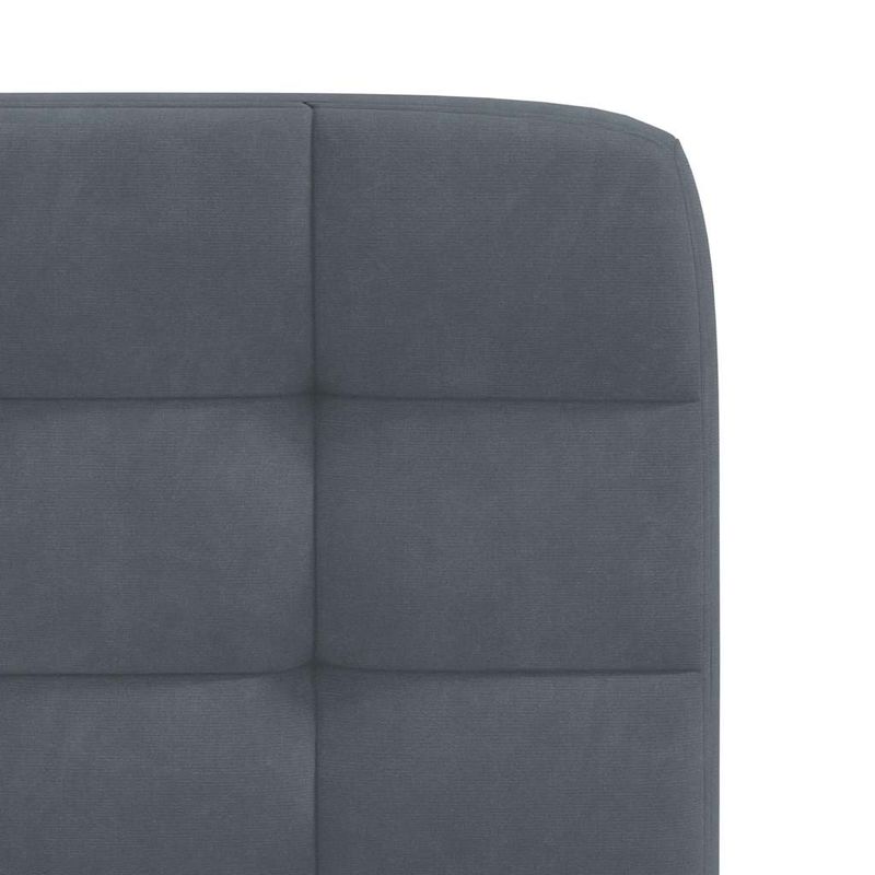 Casa si Gradina - Mobilier - Scaune si fotolii - Scaune - Scaune de bucatarie, 4 buc., gri inchis, catifea - Infinity.ro