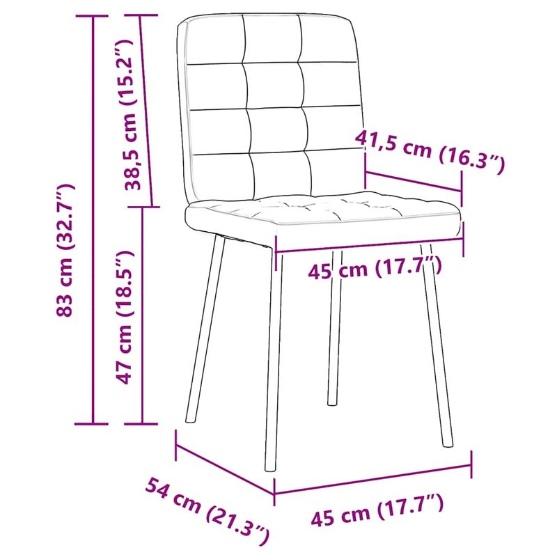 Casa si Gradina - Mobilier - Scaune si fotolii - Scaune - Scaune de bucatarie, 4 buc., gri inchis, catifea - Infinity.ro
