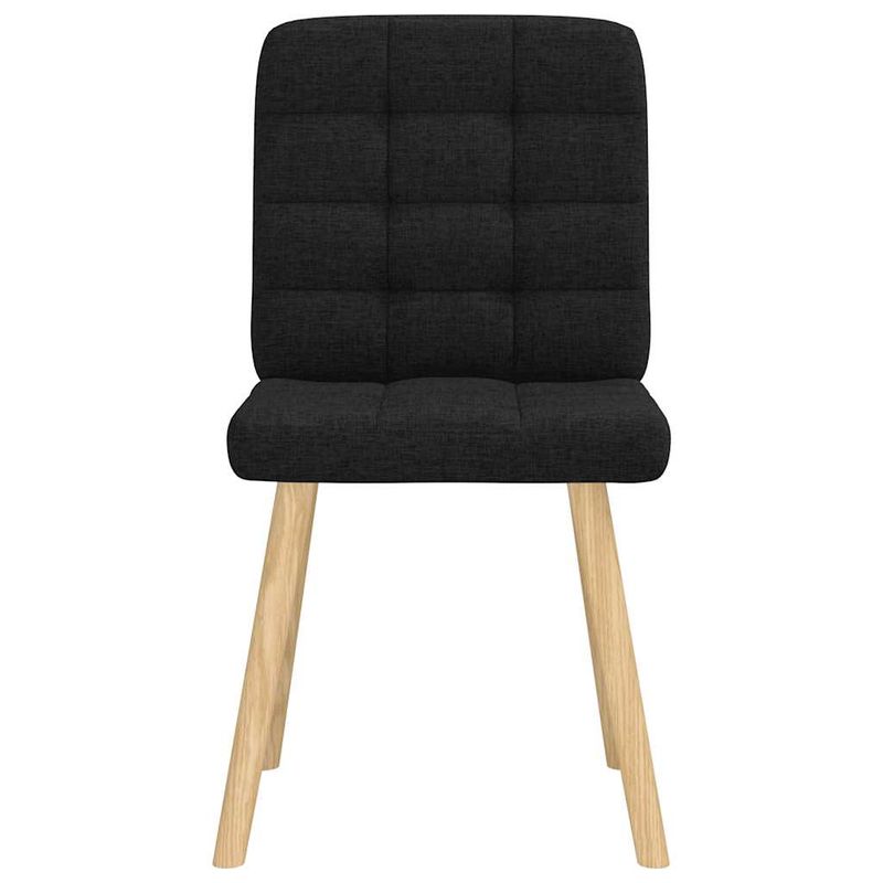 Casa si Gradina - Mobilier - Scaune si fotolii - Scaune - Scaune de bucatarie, 2 buc. negru, textil - Infinity.ro
