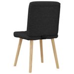 Casa si Gradina - Mobilier - Scaune si fotolii - Scaune - Scaune de bucatarie, 2 buc. negru, textil - Infinity.ro