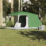 Sport si Outdoor - Camping - Corturi camping - Cort de camping cu dom veranda pentru 5 persoane, impermeabil, verde - Infinity.ro