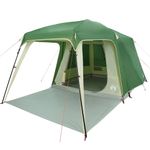 Sport si Outdoor - Camping - Corturi camping - Cort de camping cu dom veranda pentru 5 persoane, impermeabil, verde - Infinity.ro