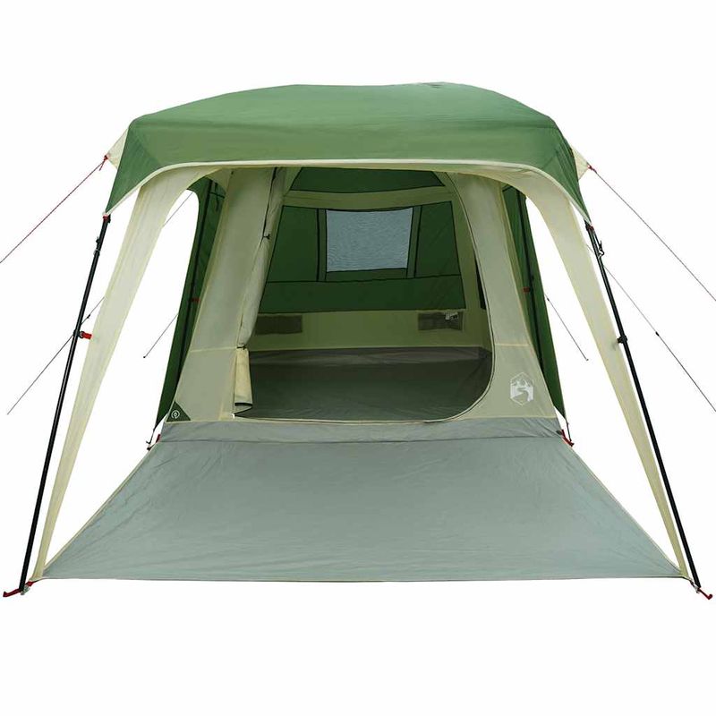 Sport si Outdoor - Camping - Corturi camping - Cort de camping cu dom veranda pentru 5 persoane, impermeabil, verde - Infinity.ro