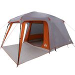Sport si Outdoor - Camping - Corturi camping - Cort de camping cu dom veranda pentru 5 persoane, impermeabil, gri și portocaliu - Infinity.ro