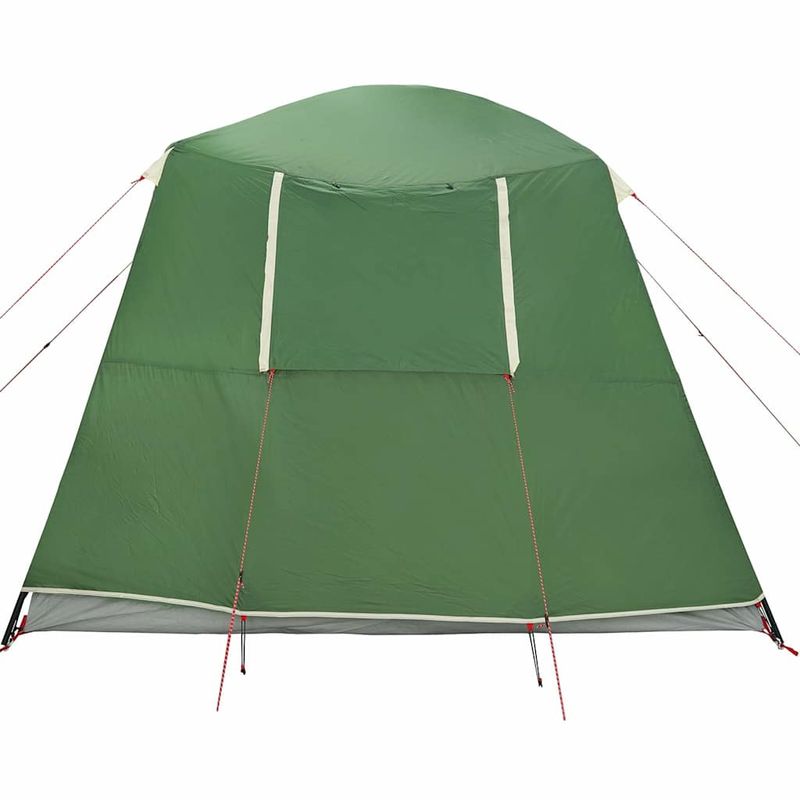 Sport si Outdoor - Camping - Corturi camping - Cort de camping cu dom veranda pentru 5 persoane, impermeabil, verde - Infinity.ro