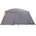 Sport si Outdoor - Camping - Corturi camping - Cort de camping cu dom veranda pentru 5 persoane, impermeabil, gri și portocaliu - Infinity.ro