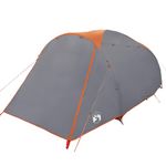 Sport si Outdoor - Camping - Corturi camping - Cort de familie tunel 6 persoane, gri/portocaliu, impermeabil - Infinity.ro