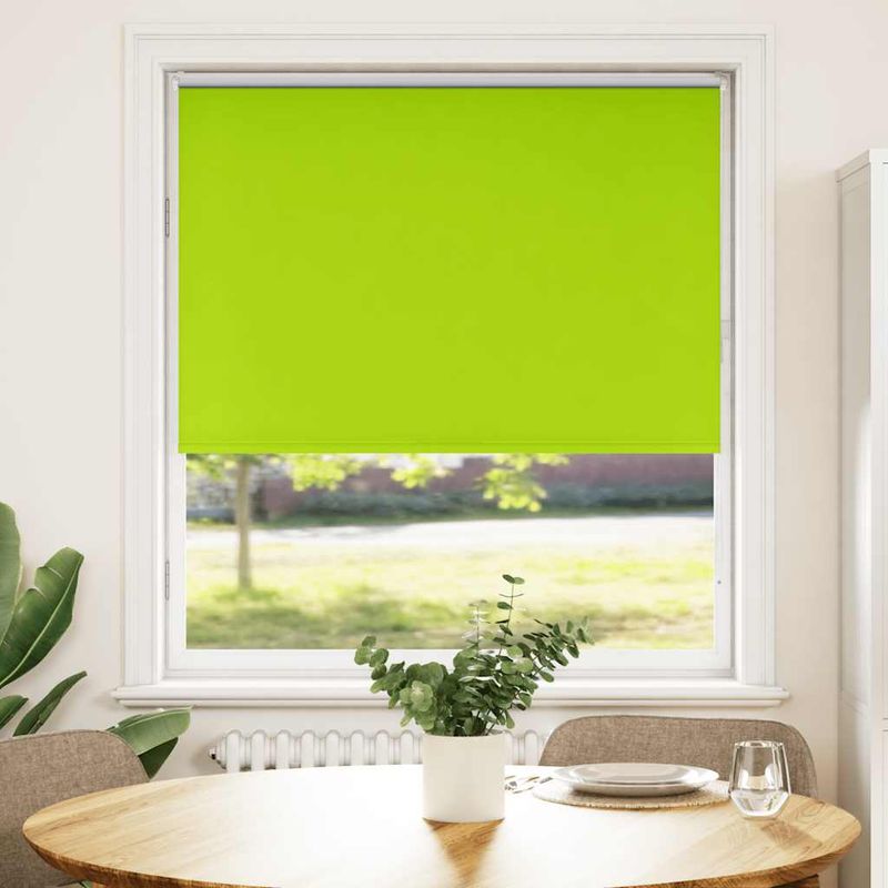 Casa si Gradina - Textile si covoare - Rulouri si jaluzele - Jaluza cu role opace 90x150 cm Latime material 85,7 cm, frunze verzi - Infinity.ro