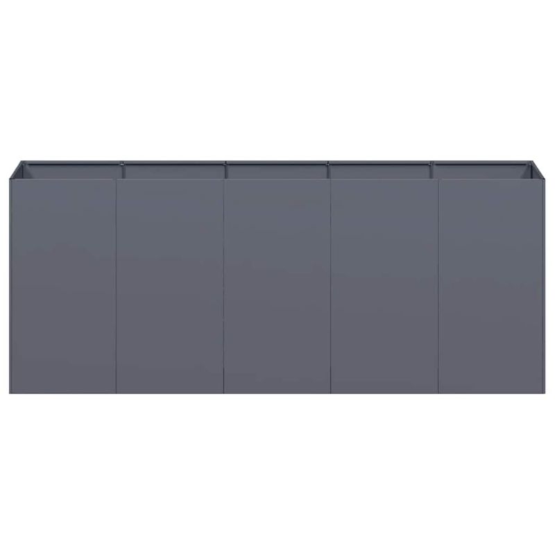 Casa si Gradina - Gradinarit si plante - Plante si ghivece - Ghivece si suporturi - Jardiniera Antracit 200x40x80 cm Otel laminat la rece - Infinity.ro
