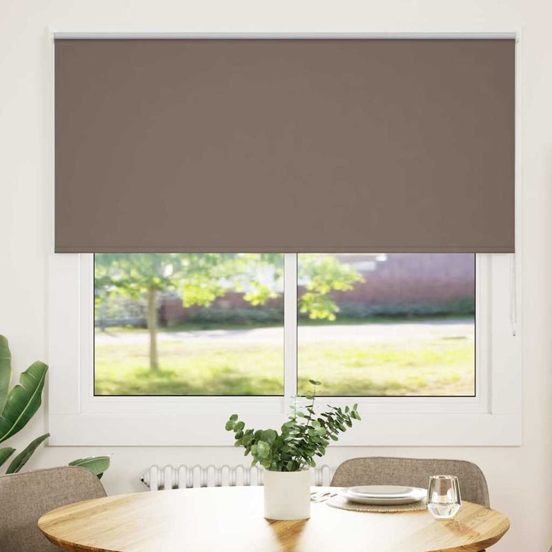 Casa si Gradina - Textile si covoare - Rulouri si jaluzele - Jaluza cu role opace cafea 150x150 cm latime material 146,6 cm - Infinity.ro