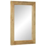 Casa si Gradina - Mobilier - Mobilier baie - Oglinzi baie - Oglinda de baie maro 50x70x3 cm lemn masiv de mango - Infinity.ro