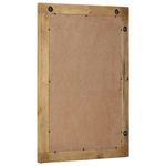 Casa si Gradina - Mobilier - Mobilier baie - Oglinzi baie - Oglinda de baie maro 50x70x3 cm lemn masiv de mango - Infinity.ro