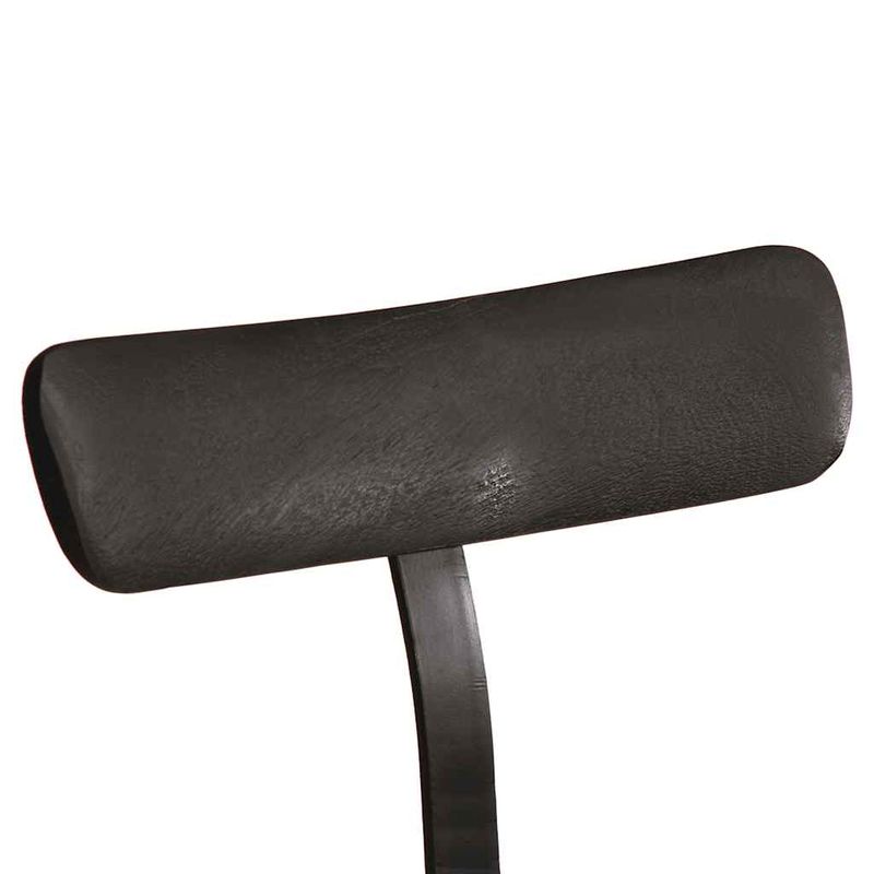 Casa si Gradina - Mobilier - Scaune si fotolii - Scaune - Scaune de bar 2 buc Negru 49x43x103 cm Lemn masiv Mango - Infinity.ro