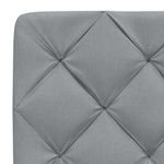 Casa si Gradina - Mobilier - Paturi si accesorii - Paturi - Cadru de pat fara saltea, gri deschis, 100x200 cm, textil - Infinity.ro