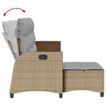 Casa si Gradina - Gradina si terasa - Mobilier exterior - Seturi mobila gradina - Set canapea gradina 3 piese cu perne forma L, polirattan bej, bej și gri - Infinity.ro