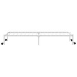 Casa si Gradina - Mobilier - Paturi si accesorii - Paturi - Cadru de pat fara saltea pliabil alb 75x190 cm otel - Infinity.ro