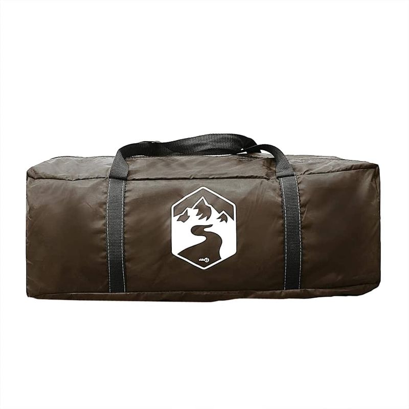 Sport si Outdoor - Camping - Corturi camping - Cort de familie tunel pentru 6 persoane, maro, impermeabil - Infinity.ro