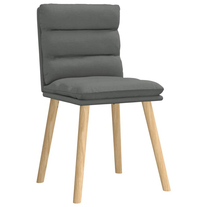 Casa si Gradina - Mobilier - Scaune si fotolii - Scaune - Scaune de bucatarie pivotante, 4 buc., gri inchis, textil - Infinity.ro