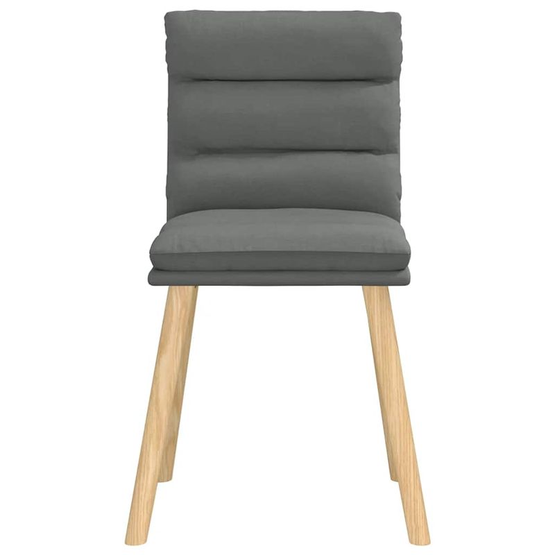 Casa si Gradina - Mobilier - Scaune si fotolii - Scaune - Scaune de bucatarie pivotante, 4 buc., gri inchis, textil - Infinity.ro